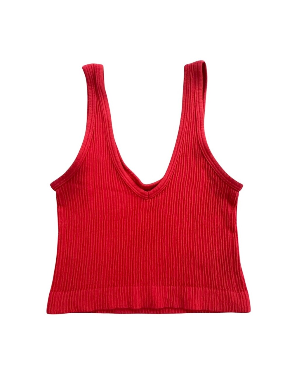 UO Out from Under Drew Seamless Ribbed Cropped Tank Top - Size S
